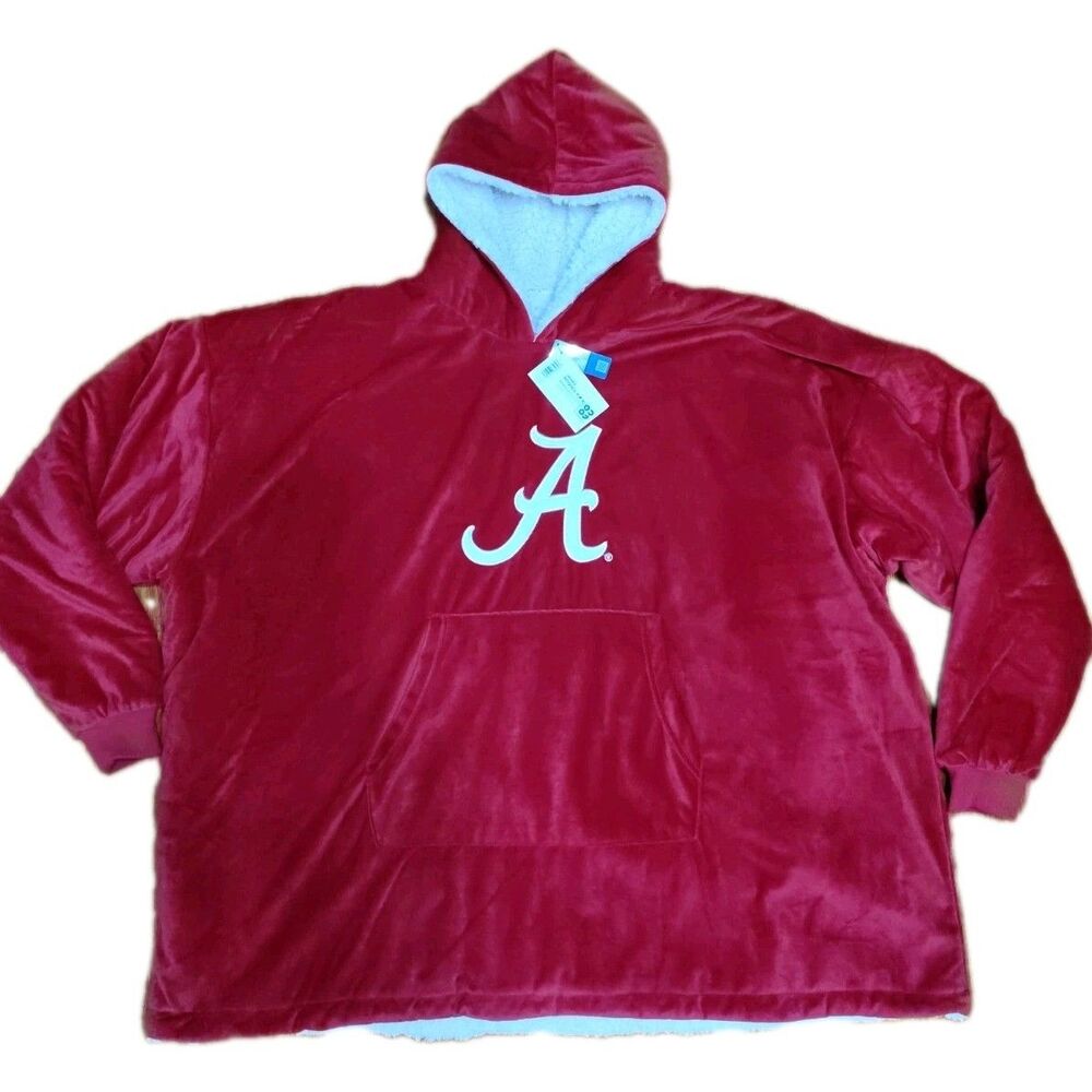 Alabama Crimson Tide Foco Unisex One Size Fits All Sherpa Lined Game Snuggie New